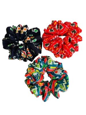 Printed Satin Scrunchies , Scrunchies for Women