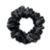 Black Satin Skinny Scrunchie