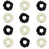 Satin Skinny Scrunchies Combo Pack of 12