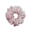 Pastel Pink Satin Scrunchies