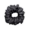 Black Satin Scrunchies