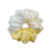 Yellow Triple Tone Satin Scrunchies