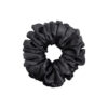 Black Satin Scrunchies