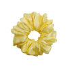 Yellow Satin Scrunchies