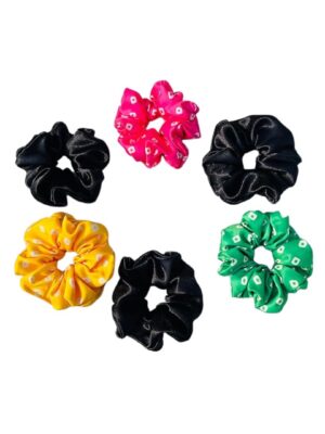 Printed Satin Scrunchies, Scrunchies for women