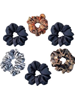 Printed Satin Scrunchies, Scrunchies for Women