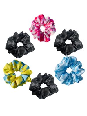 Printed Satin Scrunchies, Scrunchies for Women