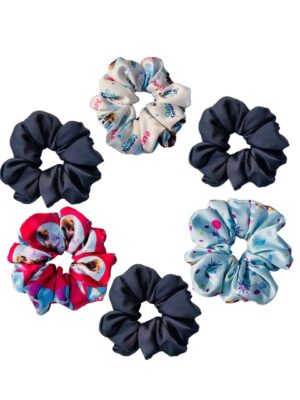 Printed Satin Scrunchies, Scrunchies for Women