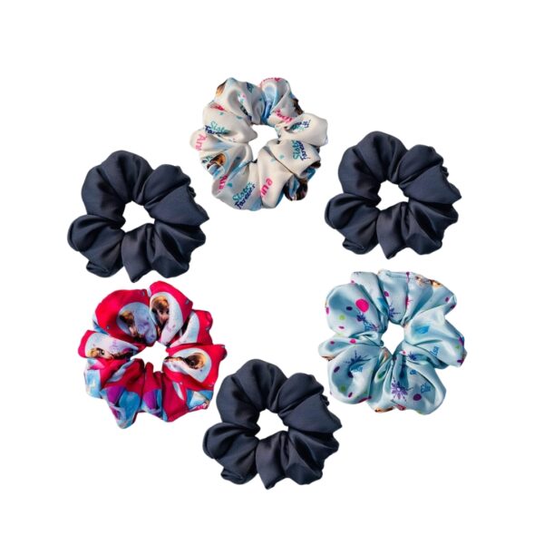 Printed Satin Scrunchies, Scrunchies for Women