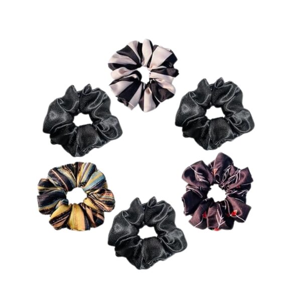 Printed Satin Scrunchies, Scrunchies for Women