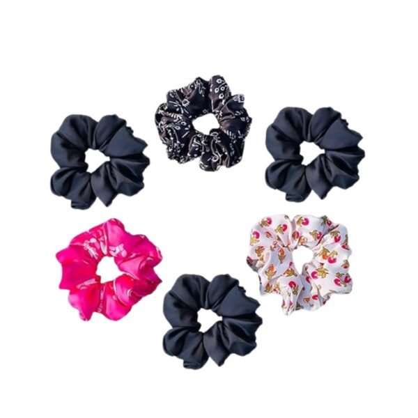 Printed Satin Scrunchies, Scrunchies for Women